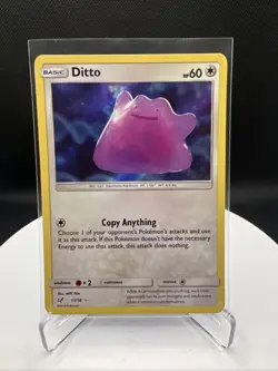 Ditto 17/18 Detective Pikachu Holo Pokemon - Image 1