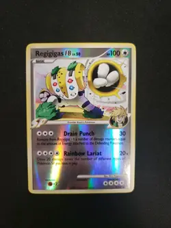 Regigigas FB 9/147 Holo Rare Supreme Victors Pokemon Reverse Holo VLP - Image 1