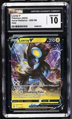 Luxray V 050/189 Holo Astral Radiance Pokemon CGC 10 Gem Mint - Image 1