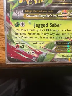 The Pokemon Company M Sceptile EX 8/98 Ancient Origins Holo Full Art 220 HP - Image 5