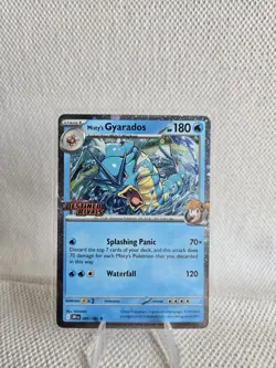 Misty’s Gyarados 049/182 Destined Rivals Stamped Promo PreRelease Pokemon TCG - Image 1