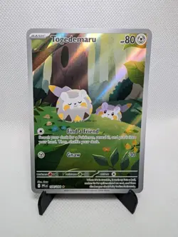 Pokemon TCG, Togedemaru 104/094 Illustration Rare Phantasmal Flames 104/094 NM - Image 1