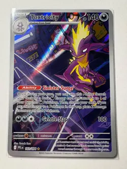 Toxtricity 103/094 Illustration Rare Phantasmal Flames Pokemon Holo Near Mint - Image 1