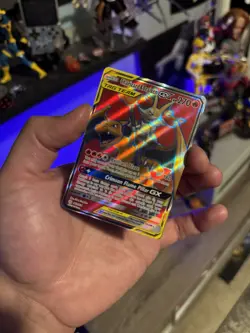 Pokemon Charizard & Braixen GX 212/236 Cosmic Eclipse Ultra Rare Full Art Holo - Image 1