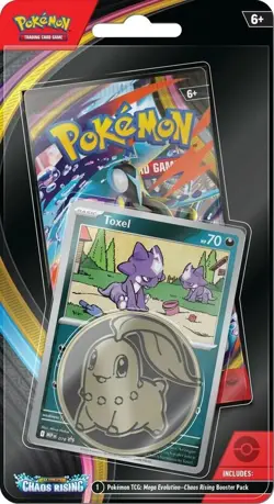 ME04 - Chaos Rising Single Pack Blister [Toxel] Pokemon Sealed Free Shipping! - Image 1