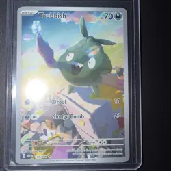 Pokemon Trubbish Illustration Rare Full Art SV: White Flare 140/086 Holo - Image 1