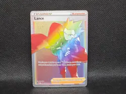 Lance #206 Pokemon Silver Tempest (LP) - Rainbow Rare - Image 1