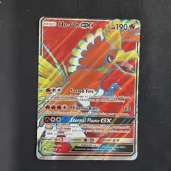 Pokemon TCG Ho-Oh GX 131/147 Burning Shadows Full Art Holo EN - Image 1