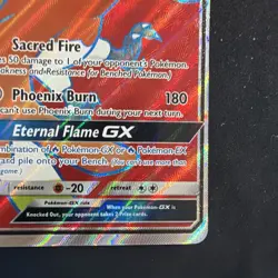 Pokemon TCG Ho-Oh GX 131/147 Burning Shadows Full Art Holo EN - Image 4