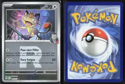 Team Rocket's Meowth (Team Rocket Holo) 161/217 - Pokemon Ascended Heroes - NM - Image 3