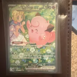 Pokemon Co. Lillie's Clefairy GX Secret Rare Full Art Holo 184/159 HP190 EN - Image 3