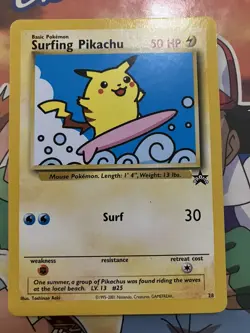 Pokemon TCG Surfing Pikachu Pokemon Promos **NEAR MINT** - Image 1