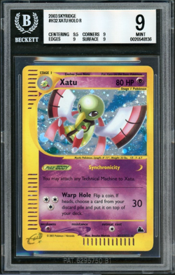 BGS 9 2003 Pokemon Skyridge Xatu H32 Holo Rare Graded Mint - Image 1