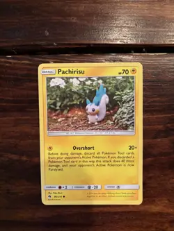 Pokemon TCG Pachirisu 80/214 LP - Lost Thunder - Image 1