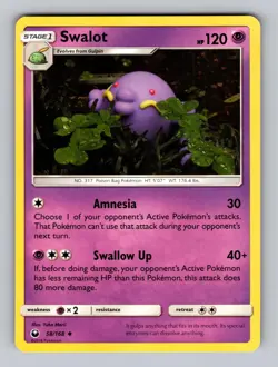 Swalot 58/168 Uncommon Celestial Storm Pokemon Near Mint - Image 1