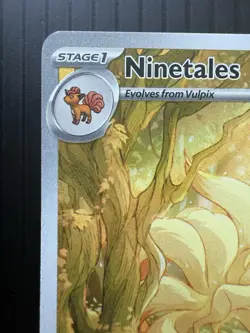 Pokemon Ninetales 199/197 Obsidian Flames Illustration Rare Holo (NM) - Image 2