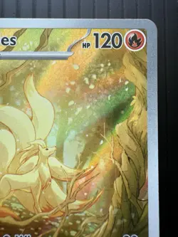 Pokemon Ninetales 199/197 Obsidian Flames Illustration Rare Holo (NM) - Image 3