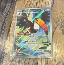 Pokemon TCG Toucannon Pitch Black 094/084 Illustration Rare IR - Image 1