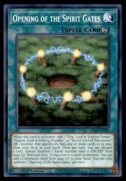 Yu Gi Oh! Opening of the Spirit Gates SDSA EN020 SDSA 1st Edition Regular - Image 1