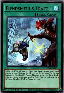 Yu-Gi-Oh Fiendsmith's Tract BLGG-EN125 1st Edition Ultra Rare NM - Image 1