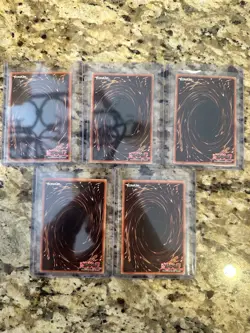 Konami Yu-Gi-Oh! TCG LOB Exodia 5-Card Foil Set English LOB-120-124 - Image 2