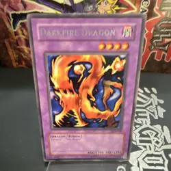 Konami Yu-Gi-Oh! Darkfire Dragon LOB-019 Legend of Blue Eyes Rare Unlimited - Image 1