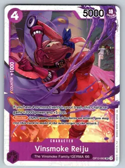 Vinsmoke Reiju OP12-063 Super Rare Legacy of the Master One Piece Foil Near Mint - Image 1