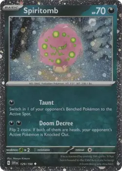 SPIRITOMB (COSMOS HOLO) 129/198 MISCELLANEOUS CARDS & PRODUCTS UC NM - Image 1