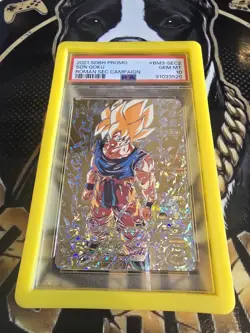 ss3 son goku bm3-sec2 bgs 10 dragon ball super heroes card psa sec parallel dbs - Image 1
