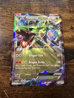 Rayquaza EX XY73 Pokemon Card TCG XY Holo LP-MP - Image 1