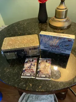 Yugioh pack lot with sealed tin and GFP2 box - Image 1