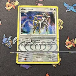Arceus DP50 PL -Vintage Holo Rare Pokemon Card- Black Star Promo (M) - Image 1