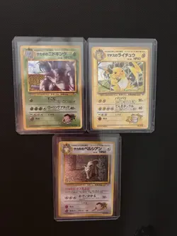 Lot Of 3 Pokemon Cards - Image 1