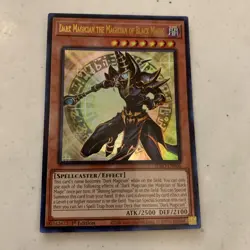 DARK MAGICIAN THE MAGICIAN OF BLACK MAGIC ULTRA RARE INFO-EN006 YUGIOH! Card TCG - Image 1