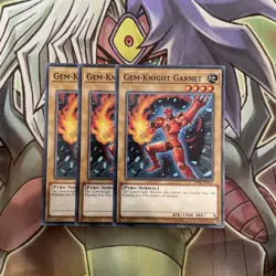 OP06-EN014 Gem-Knight Garnet Common x3 Excellent Condition Yugioh - Image 1