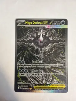 Mega Darkrai EX 116/084 SIR Pokemon TCG Card Pitch Black - Image 1