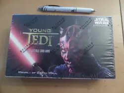 Young Jedi Menace of Darth Maul Star Wars Cards CCG FASC BBCE Sealed Box TCG - Image 1