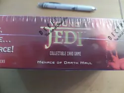 Young Jedi Menace of Darth Maul Star Wars Cards CCG FASC BBCE Sealed Box TCG - Image 3