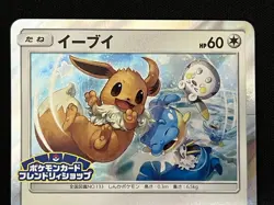 Pokemon Card Eevee Friendly Shop Promo 306/SM-P 399/SM-P Set Japanese - Image 2