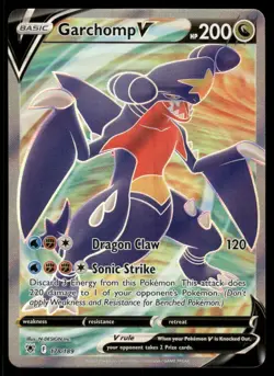 Pokemon Cards Garchomp V 178/189 Astral Radiance Ultra Rare NM - Image 1