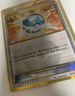 Dive Ball (161 Secret Rare) 161/160 XY - Primal Clash Holo Pokemon Card - Image 4