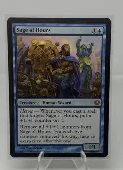 Sage of Hours | Magic The Gathering | Journey into Nyx, Mythic | NM Condition - Image 1