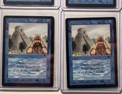 (4) Ancestral Recall Beta Proxies Playset MTG / Magic the Gathering - Image 4