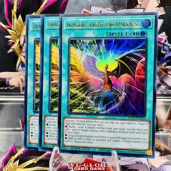 3x Yugioh Playset Dragon's Light and Darkness MP25-EN226 Ultra Rare Near Mint - Image 1