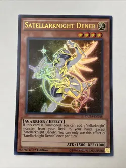 Yugioh Satellarknight Deneb DUEA-EN018 Ultra Rare 1st Ed NM - Image 1