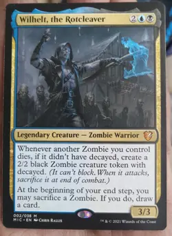 MTG Commander: Innistrad: Midnight Hunt MIC Wilhelt, the Rotcleaver MINT - Image 1
