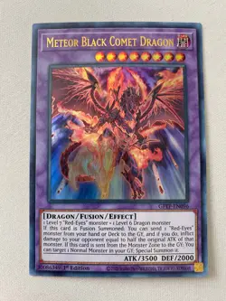 YUGIOH! Meteor Black Comet Dragon - GFTP-EN096 - Ultra Rare 1st Edition NM - Image 1