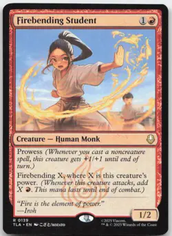 MTG : Firebending Student Avatar: The Last Airbender 139 : R - Image 1
