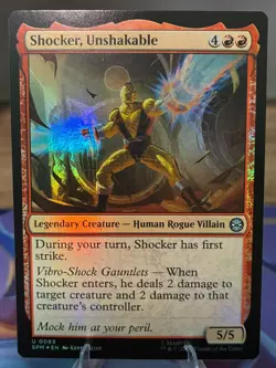 Magic: The Gathering TCG - Shocker, Unshakable SPM-0089 - Uncommon Foil - Image 1