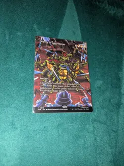 Waves of Aggression Borderless NM Non-Foil M 0013 PZA Magic The Gathering - Image 1